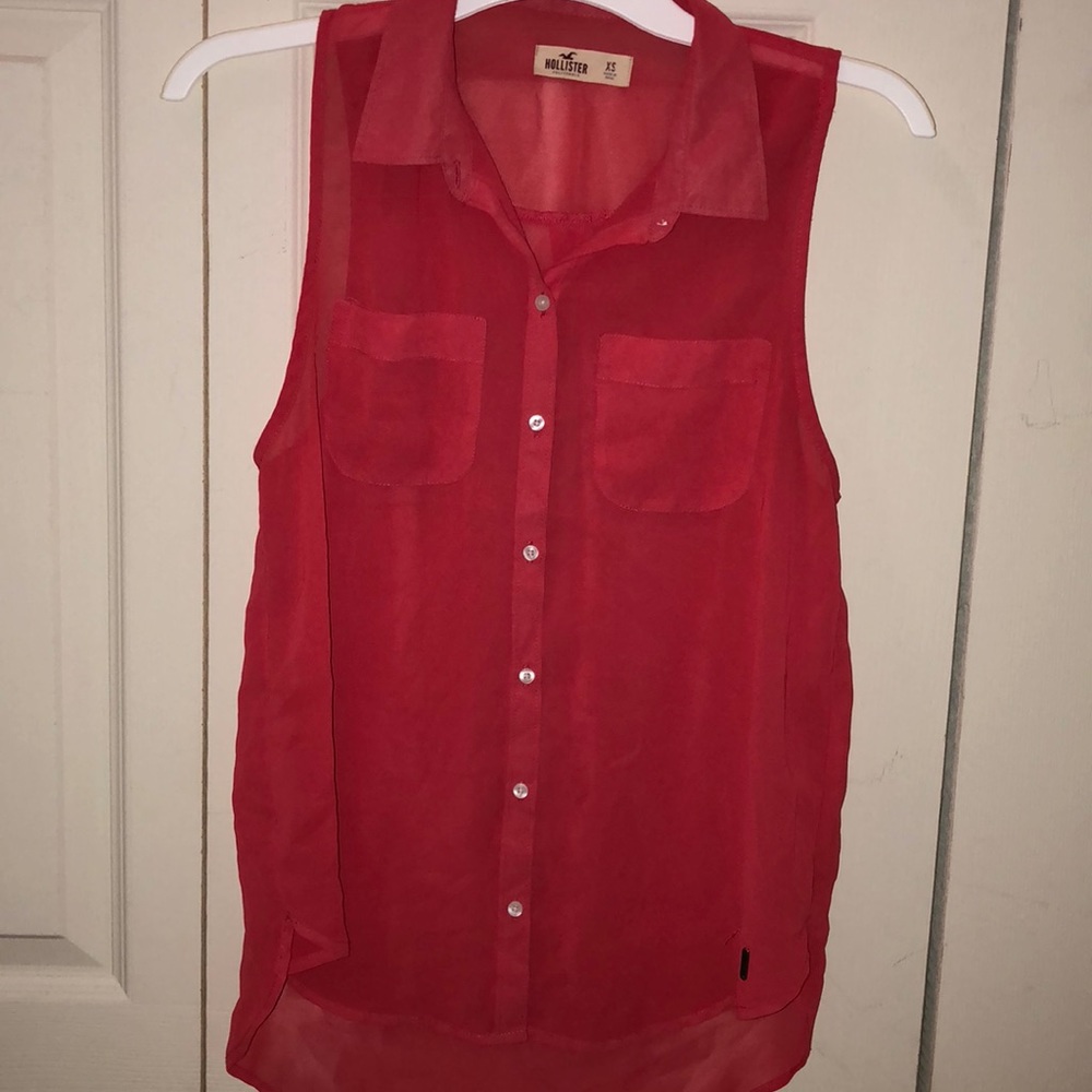 Collared tank top from Hollister
